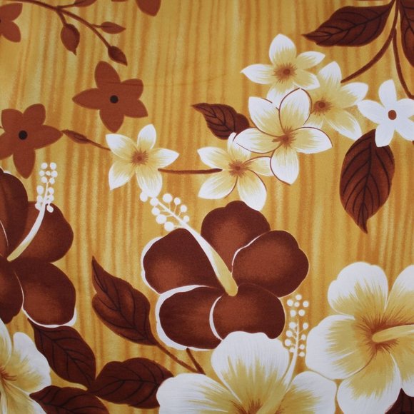 Pomare Hawaii 80s Vintage Hawaiian Aloha Camp Shirt Mens Lg Hibiscus Plumeria - Picture 6 of 9